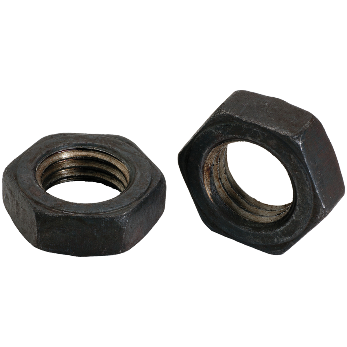 1-1/2"-6 Finished Hex Jam Nuts — ASME B18.2.2, Plain - Coarse, 1/PKG