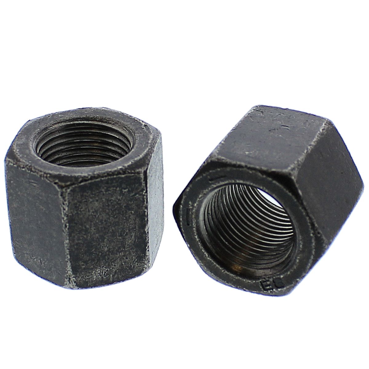 7/8"-14 Heavy Hex Hi Nuts — Hardened Steel — SAE J995 Grade 8, Plain, Fine, 20/PKG