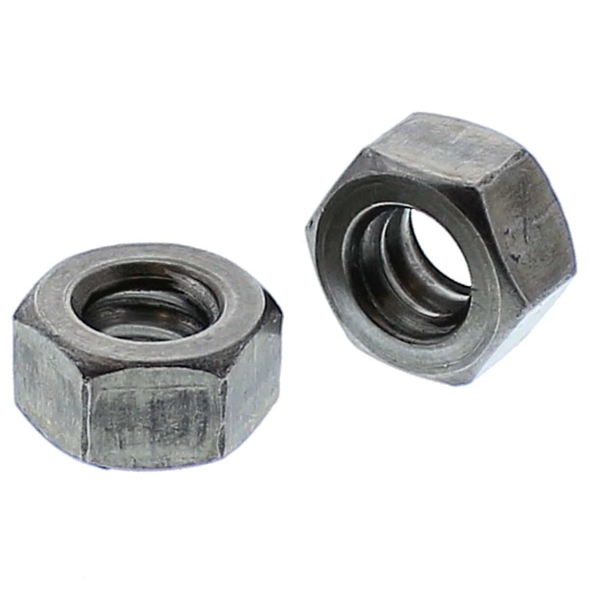 1"-3-1/2 Heavy Hex Coil Nuts — Plain 10/PKG