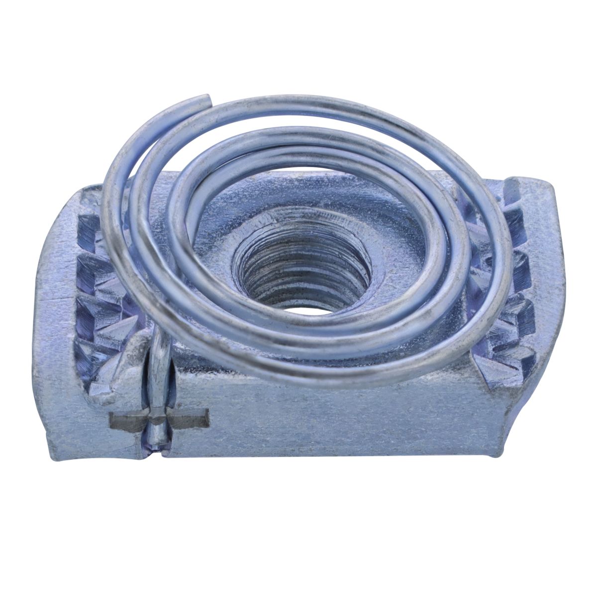 3/8"-16 Channel Nut with Top Spring Steel - Coarse 100/PKG