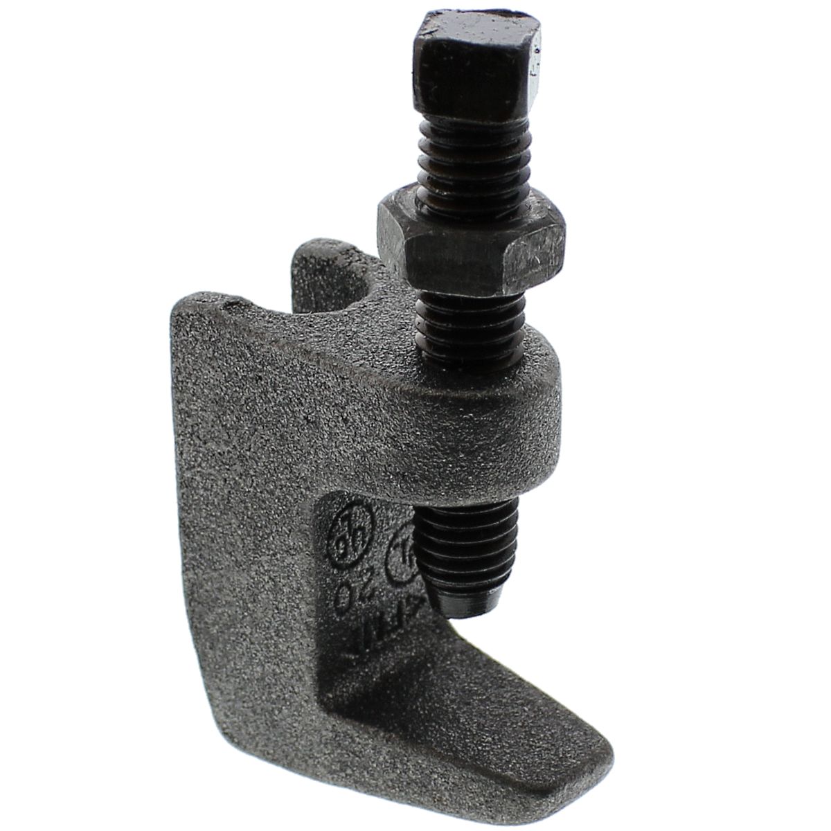 Universal Ductile Beam Clamp for Strut — Steel, Plain — 1/2"-13 Rod