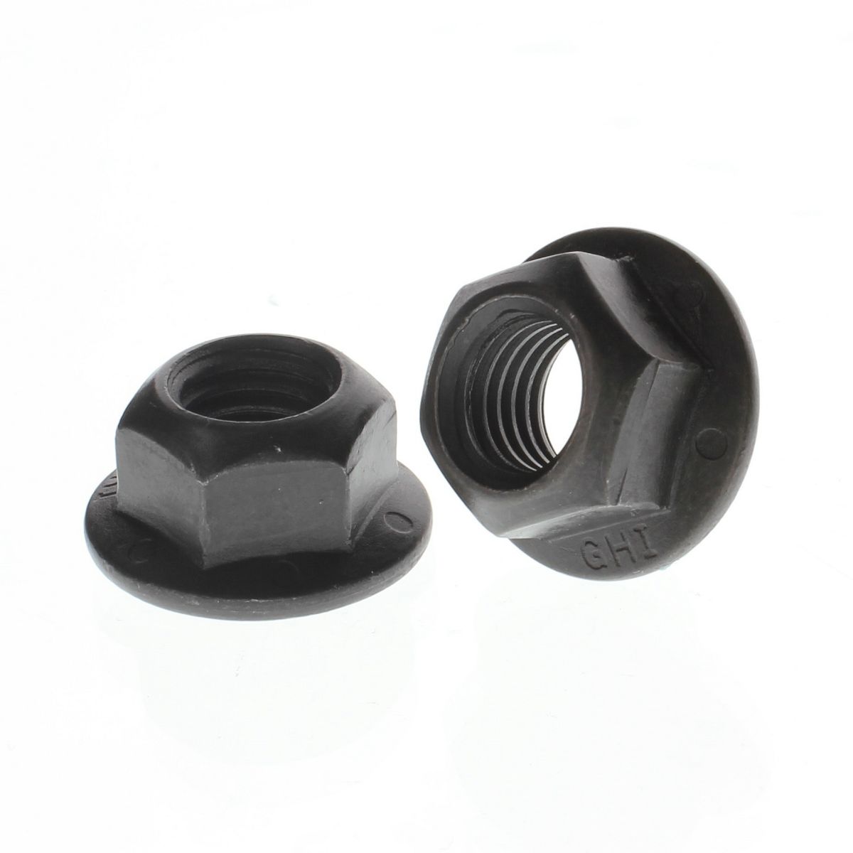 1/2"-13 Flange Lock Nuts — Grade G ASME B18.16.6, Phosphate & Oil, Coarse, 50/PKG