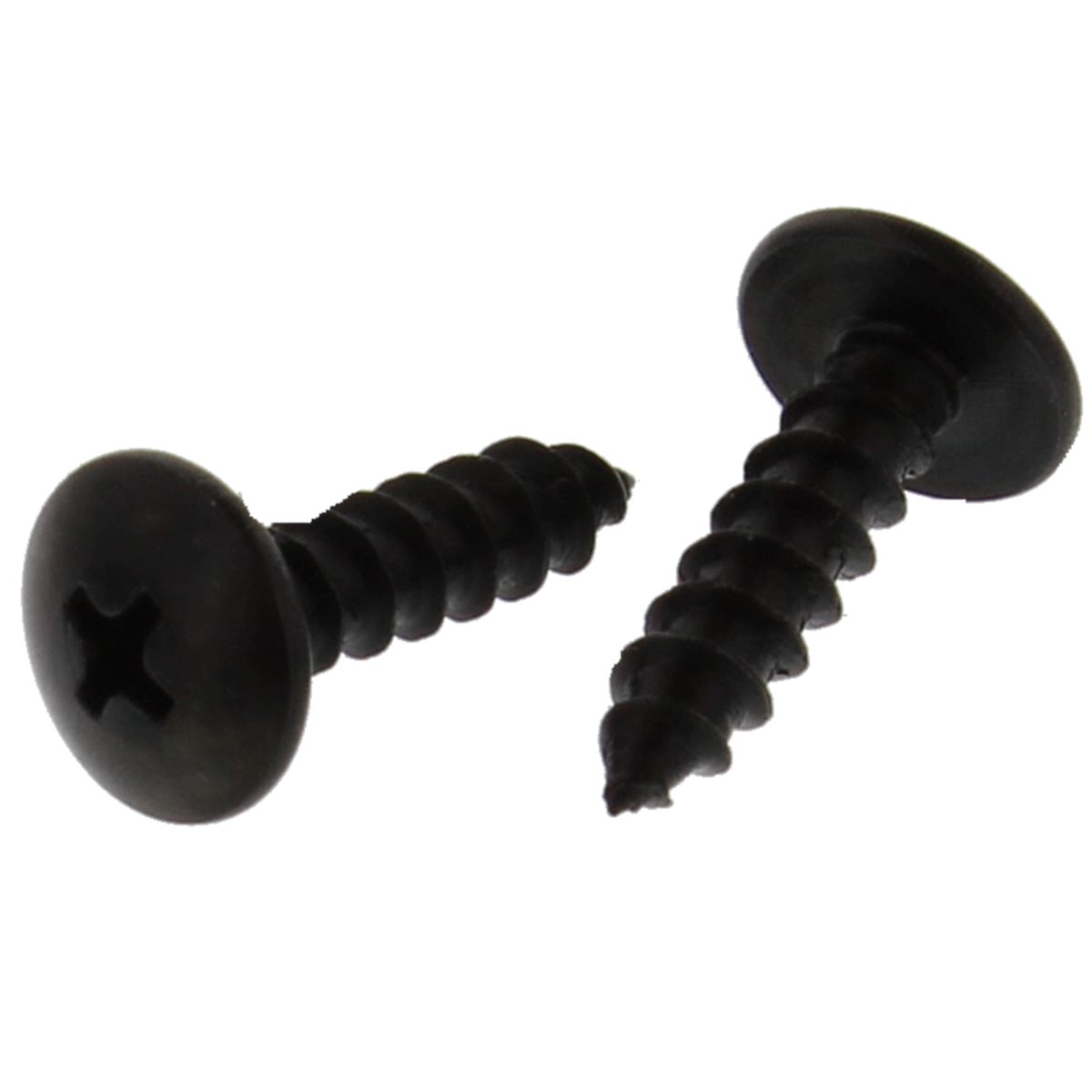 #10 x 1-1/2" Truss Head Phillips Tapping Screws - Black Oxide, 100/Pkg