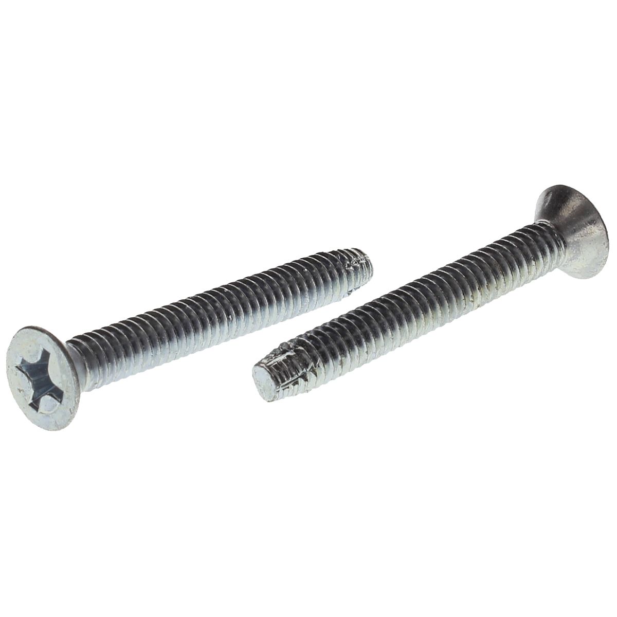 1/4"-20 x 1-1/2" Flat Head Phillips Floor Board Screws - Type F, Zinc 100/PKG