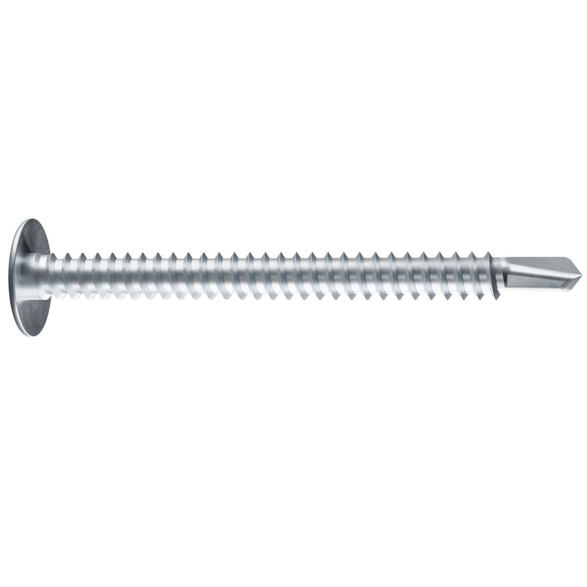 #8-18 x 1-5/8" Modified Truss (R/W) Head Phillips Self-Drilling Screws, Zinc Type 2 Point 100/PKG