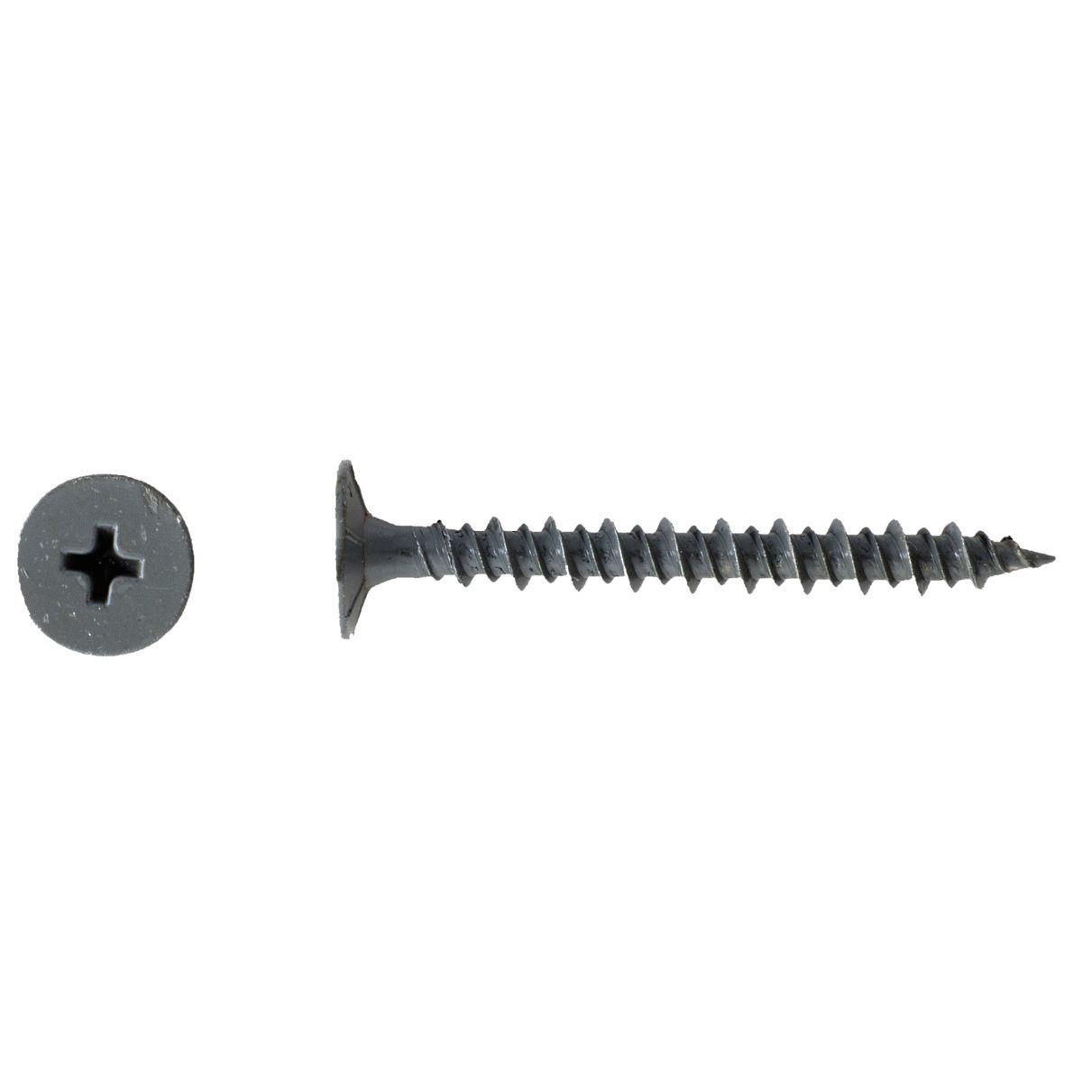 #8 x 1-5/8" Cement Board Screws, Wafer Head Phillips, 100/PKG