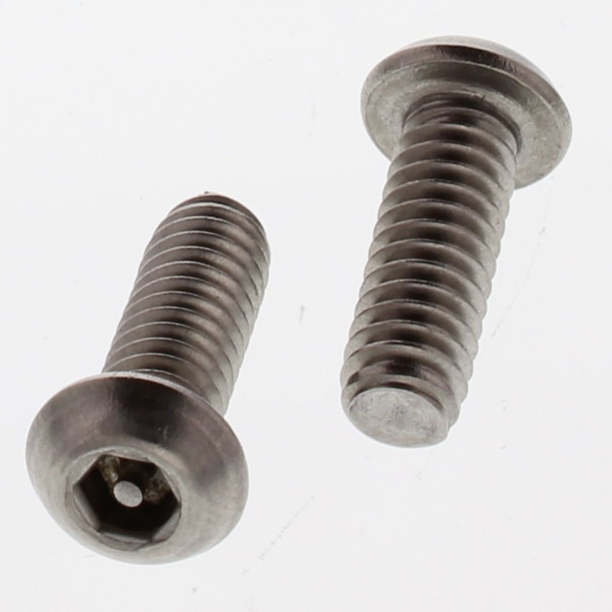 #10-32 x 3/8" Button Head Socket Pin Head Cap Screws — 18-8 Stainless Steel, Fine, 100/PKG