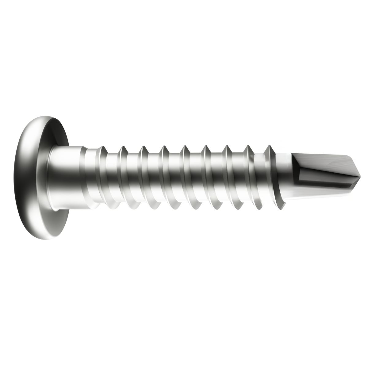 #10-16 x 3/4" Pan Hd Star Pin Security Self-Drilling Screws - 410 Stainless Steel Type 3 Pt 100/PKG