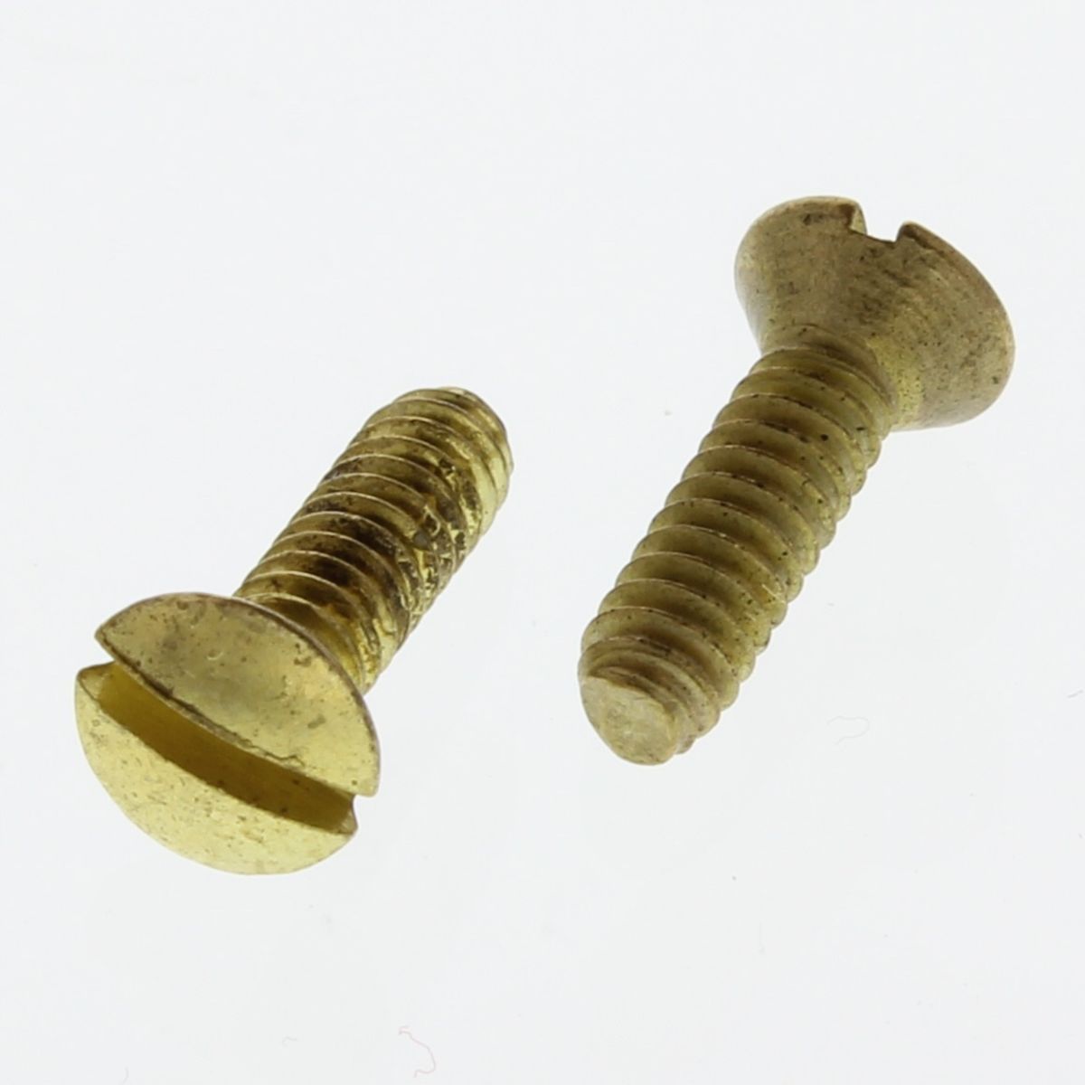 #6-32 x 1/2" Brass Switch Plate Screws, Coarse, 100/PKG