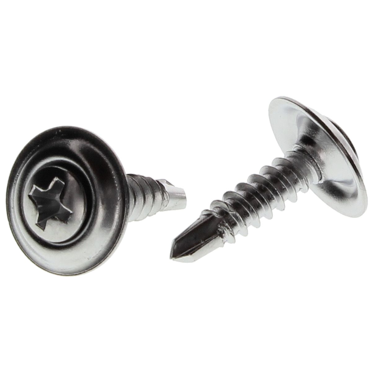 #8 x 3/4" Oval Head Phillips Trim Screws, Zinc Plated, 100/PKG