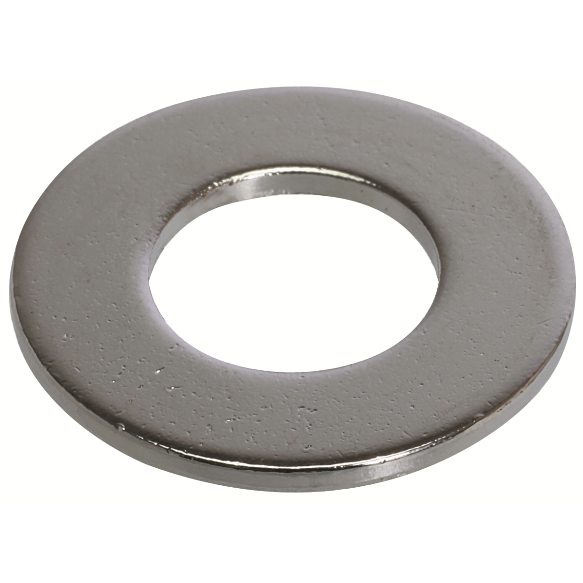 3/8" SAE Flat Washers — ASME B18.21.1, Chrome Plated