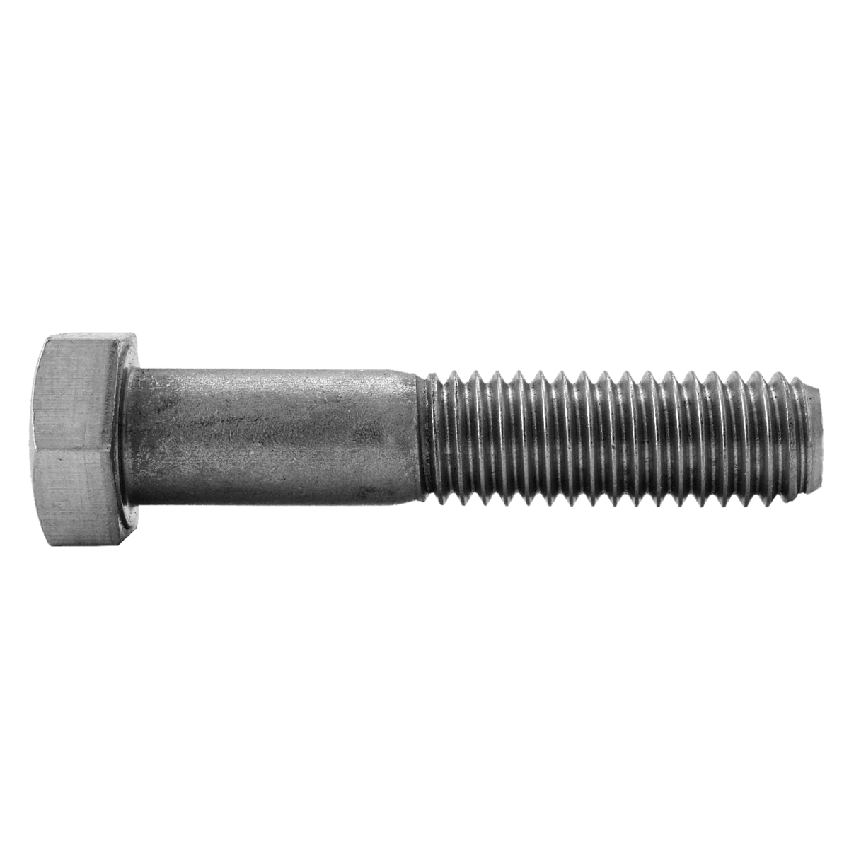 #10-24 x 3/8" Hex Cap Screws — 18-8 Stainless Steel, Coarse Thread, 100/PKG