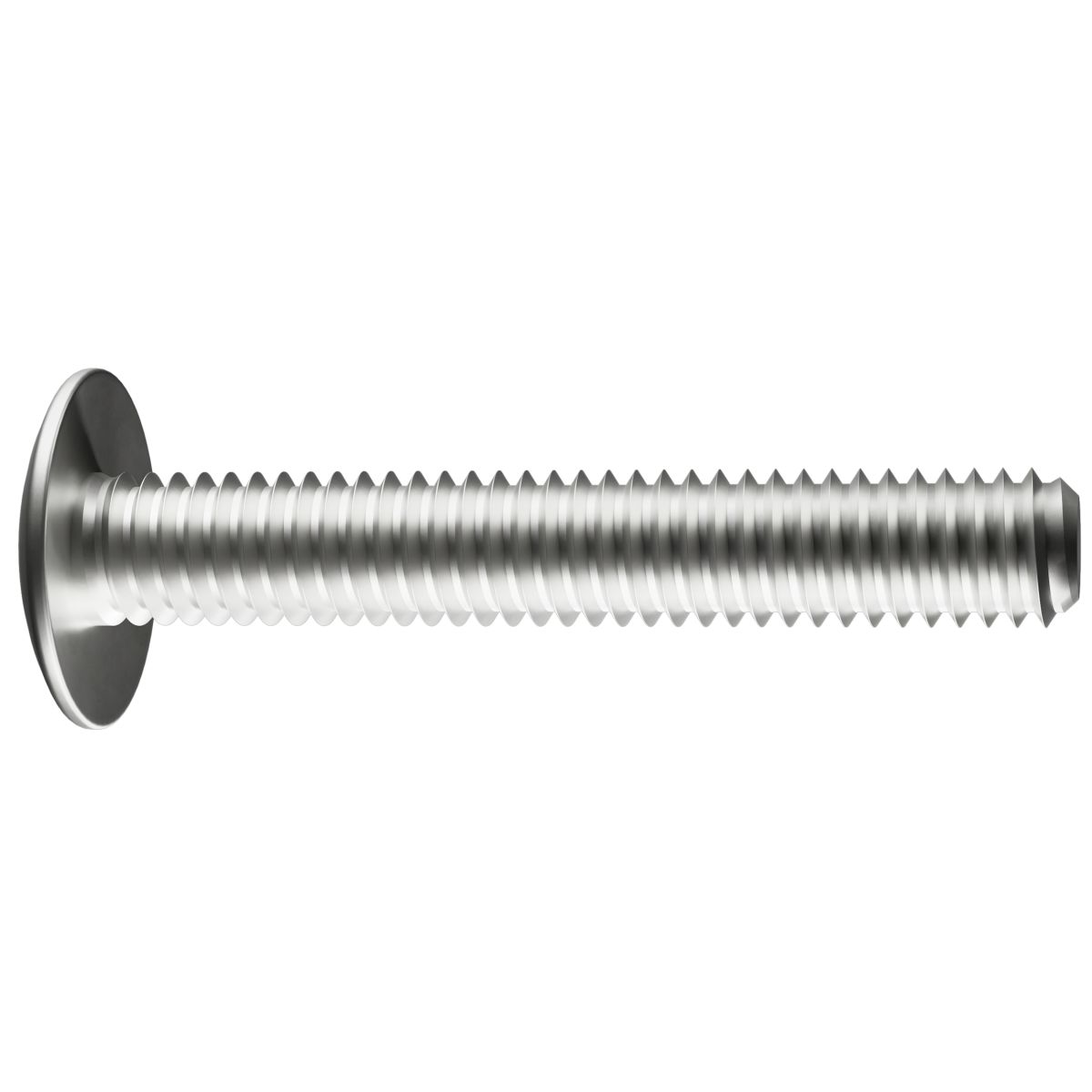 5/16"-18 x 1" Truss Head 6-Lobe Machine Screws - 18-8 Stainless Steel Coarse 50/PKG
