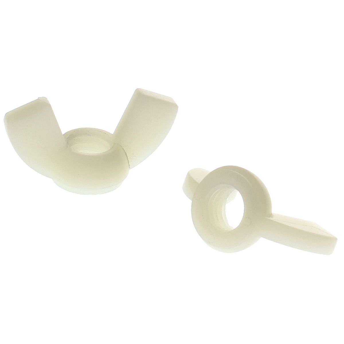 #10-32 Wing Nuts — Nylon, Fine, 100/PKG