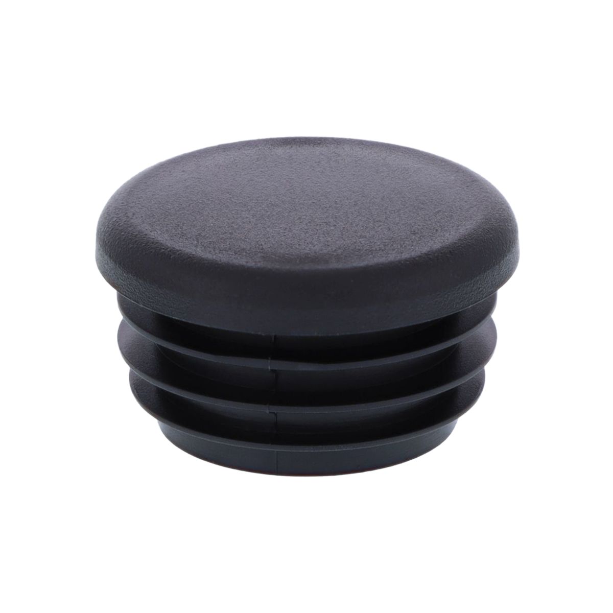 1-1/4" x 10-14 Round Tubing Plug LDPE Black 1/PKG