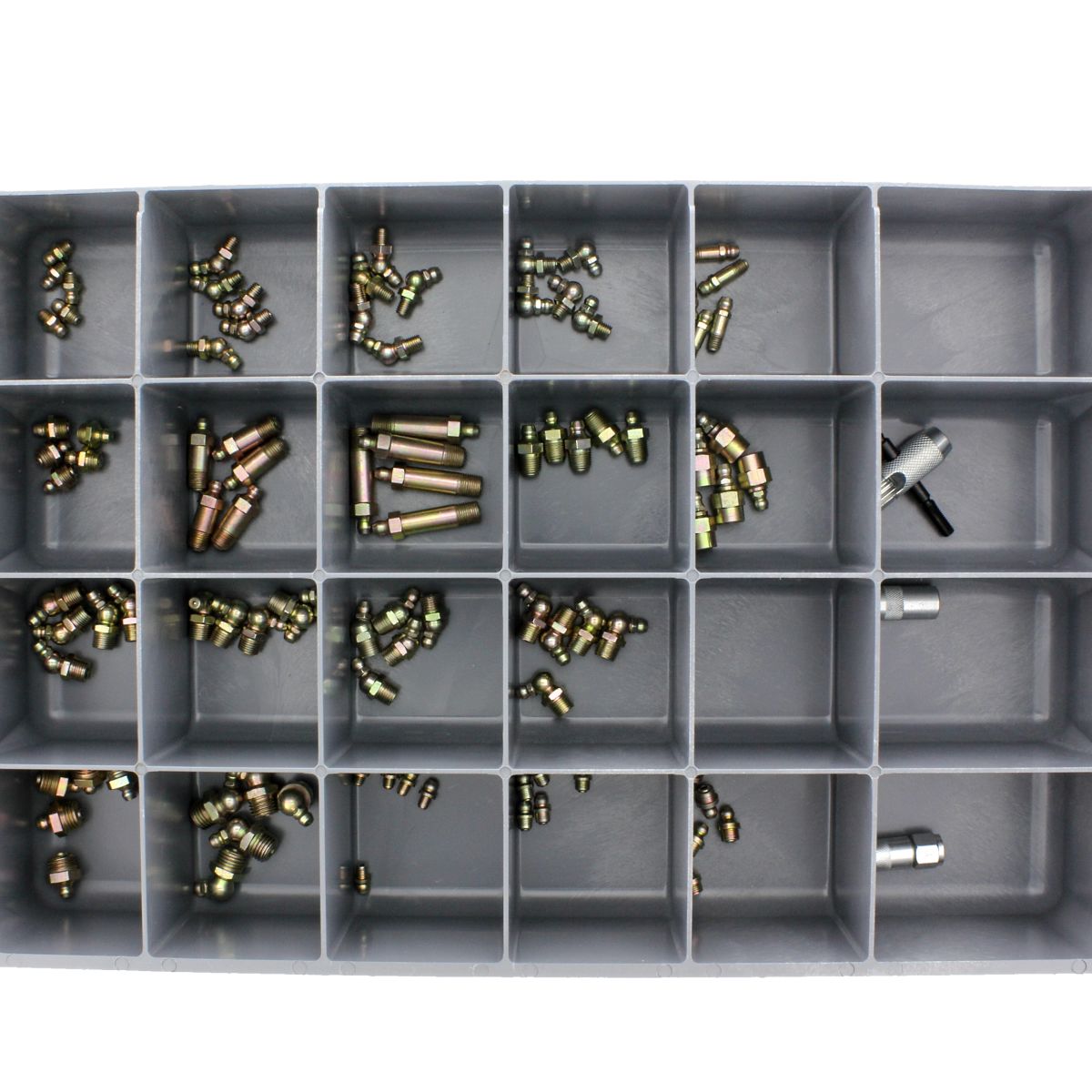 USS Standard Grease Fittings — Steel Drawer Assortment