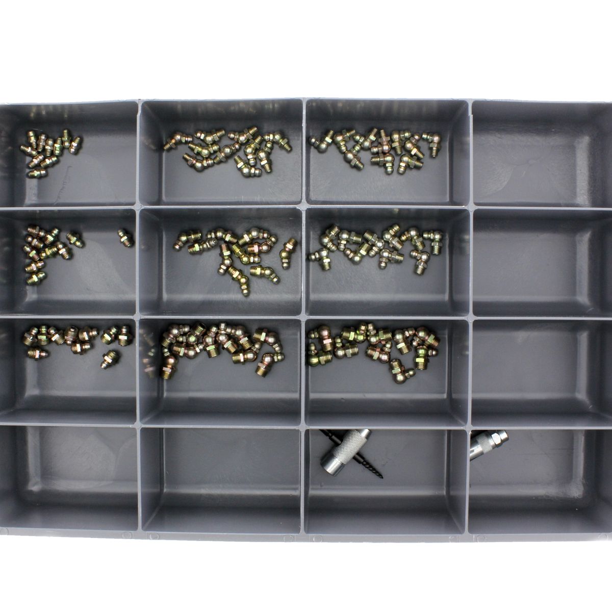 Metric Grease Fittings — Steel Drawer Assortment