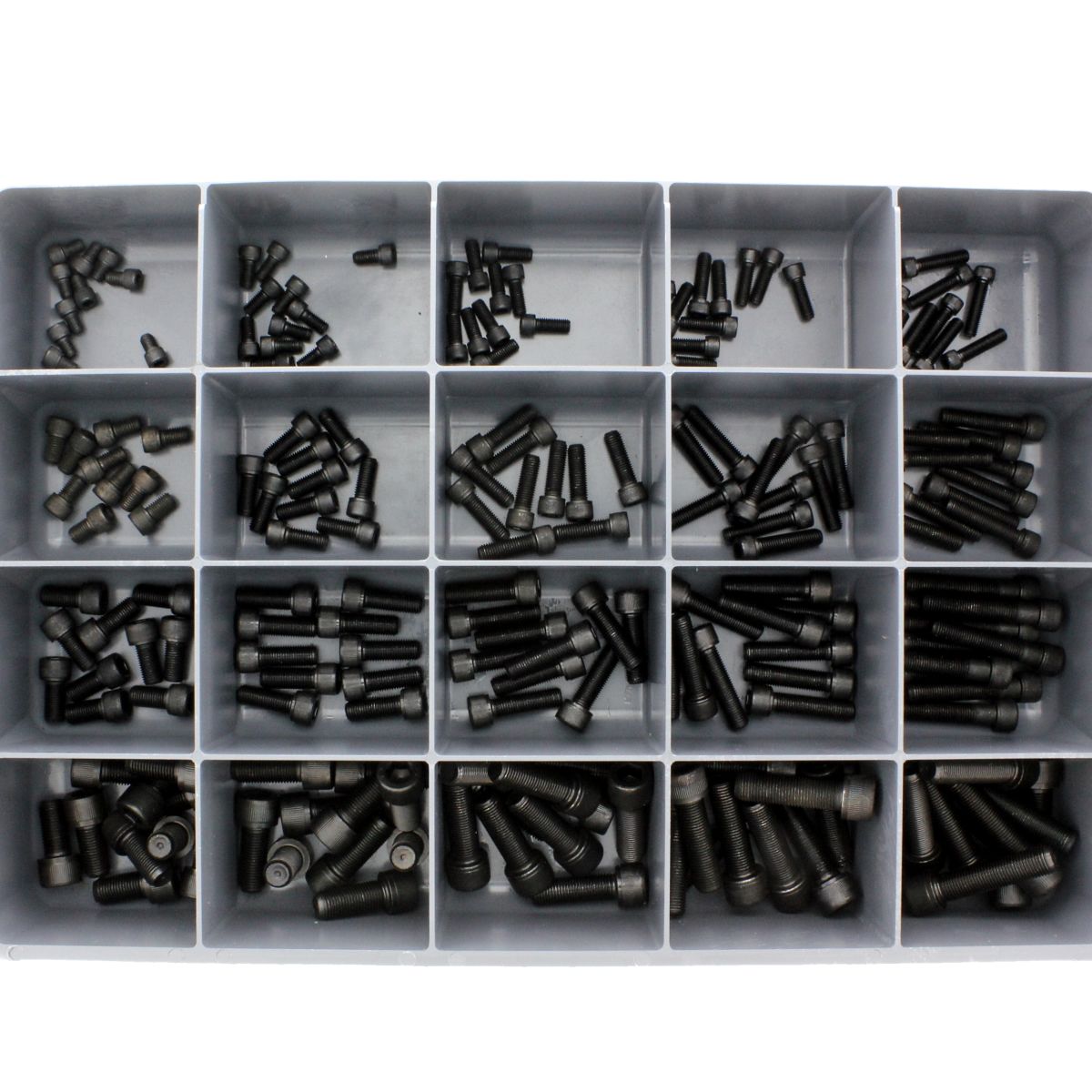 Socket Head Cap Screws — Fine Thread, Steel Drawer Assortment