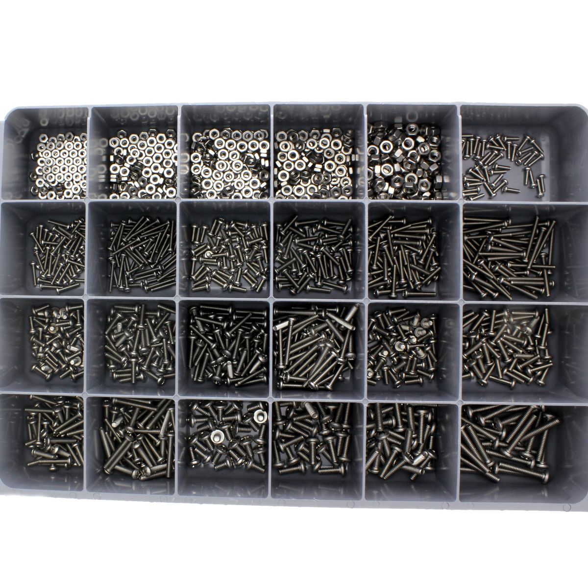 Pan Head Phillips Machine Screws — 18-8 Stainless Steel Drawer Assortment