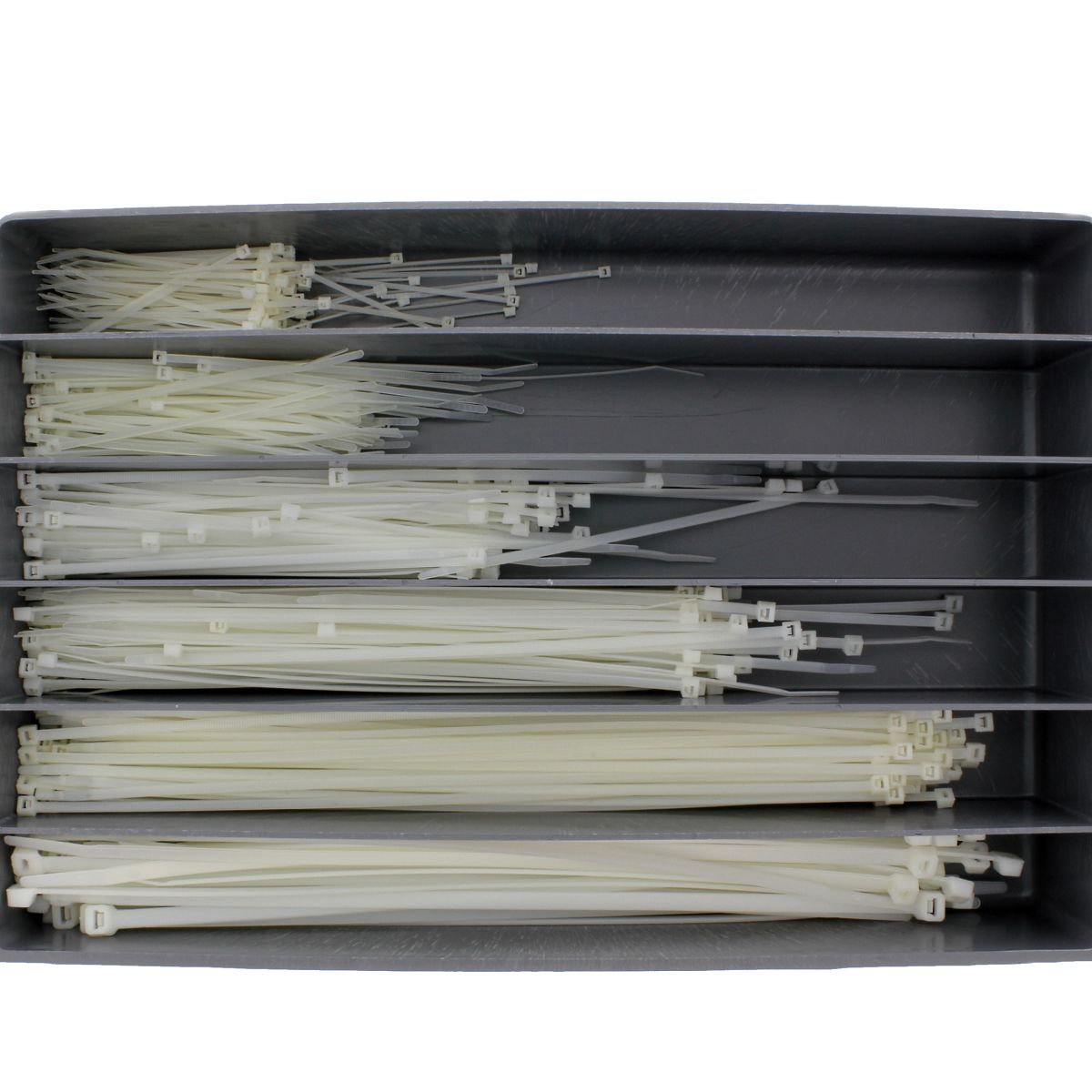 Nylon Tie Wraps Natural Drawer Assortment