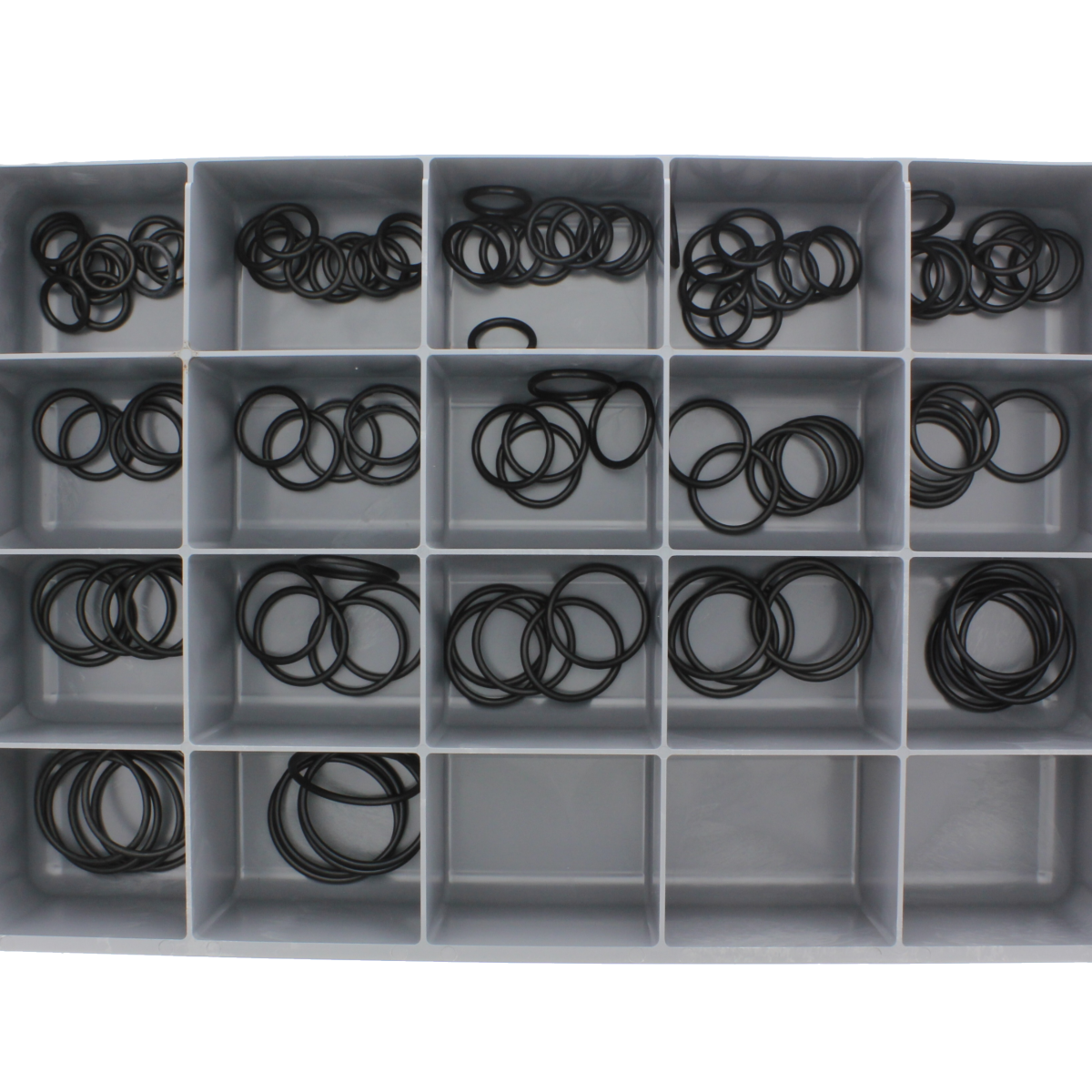 Nitrile Rubber O-Rings — 1/8" Thick Drawer Assortment