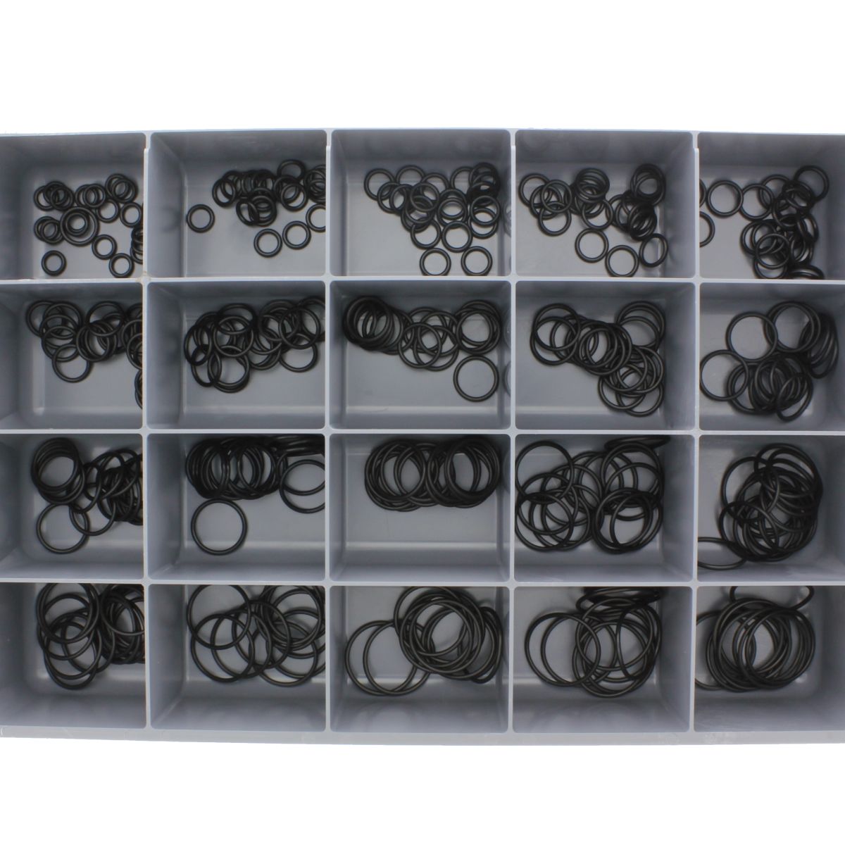 Nitrile Rubber O-Rings — 3/32" Thick, Small Diameters Drawer Assortment