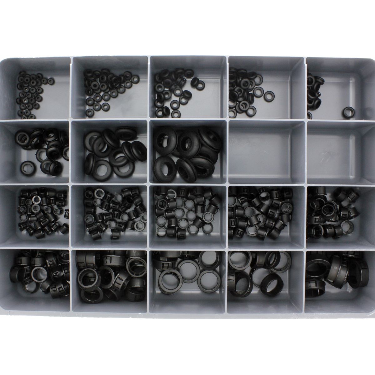 Vinyl Grommets and Plastic Bushings Drawer Assortment