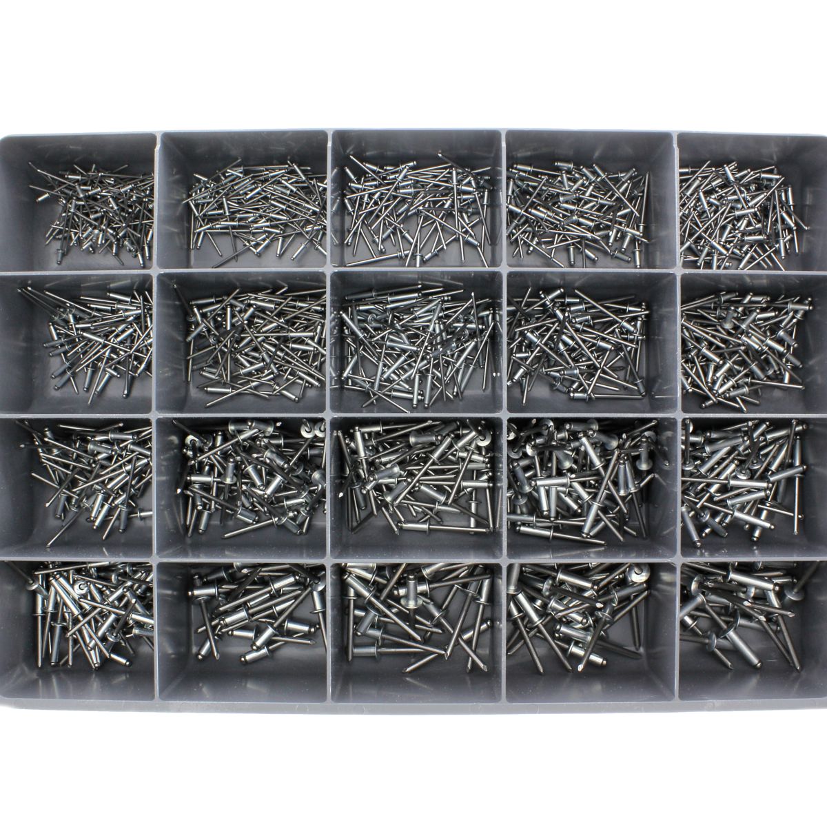 Blind Rivets Steel/Steel Drawer Assortment