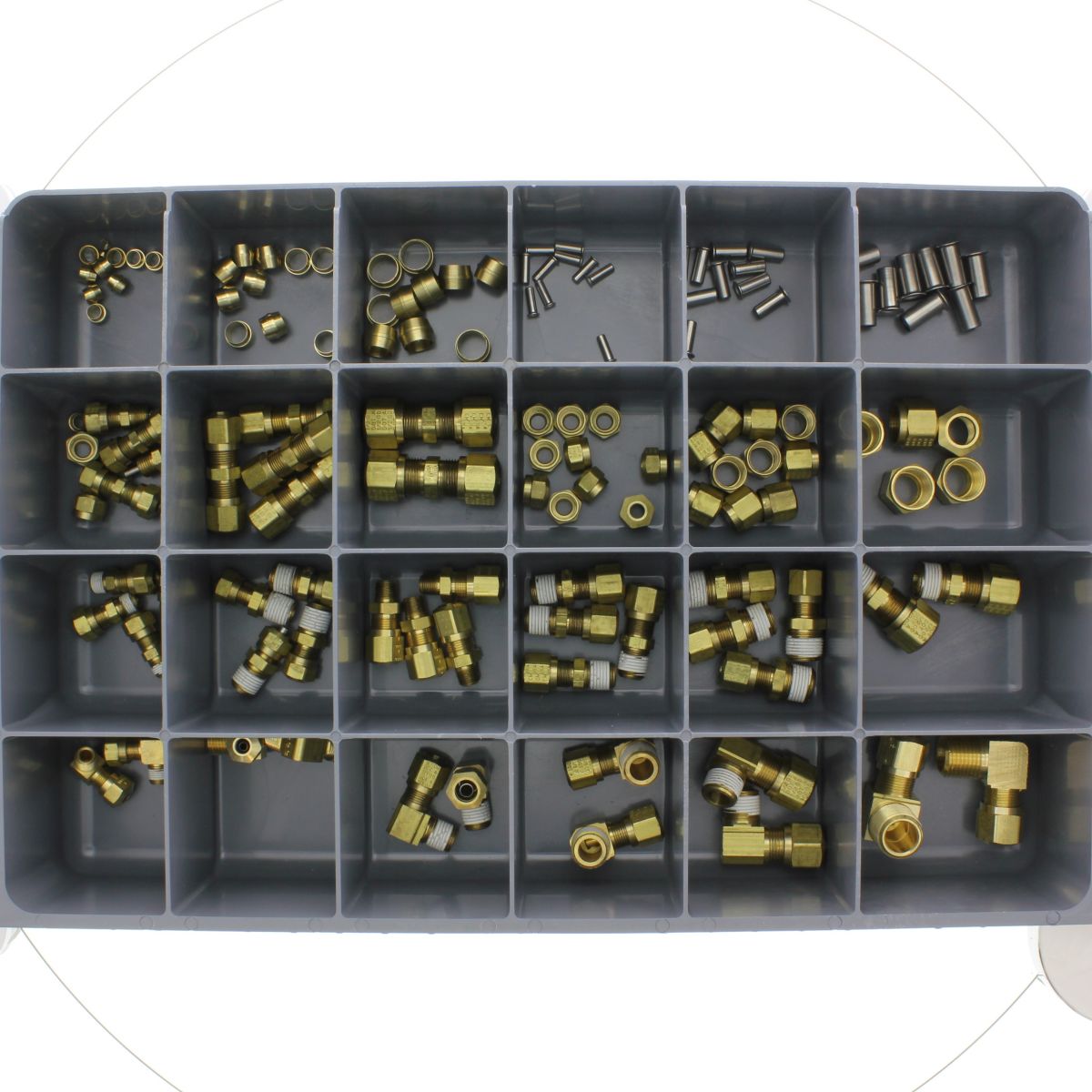 Brass Air Brake NTA Fittings — Basic Drawer Assortment