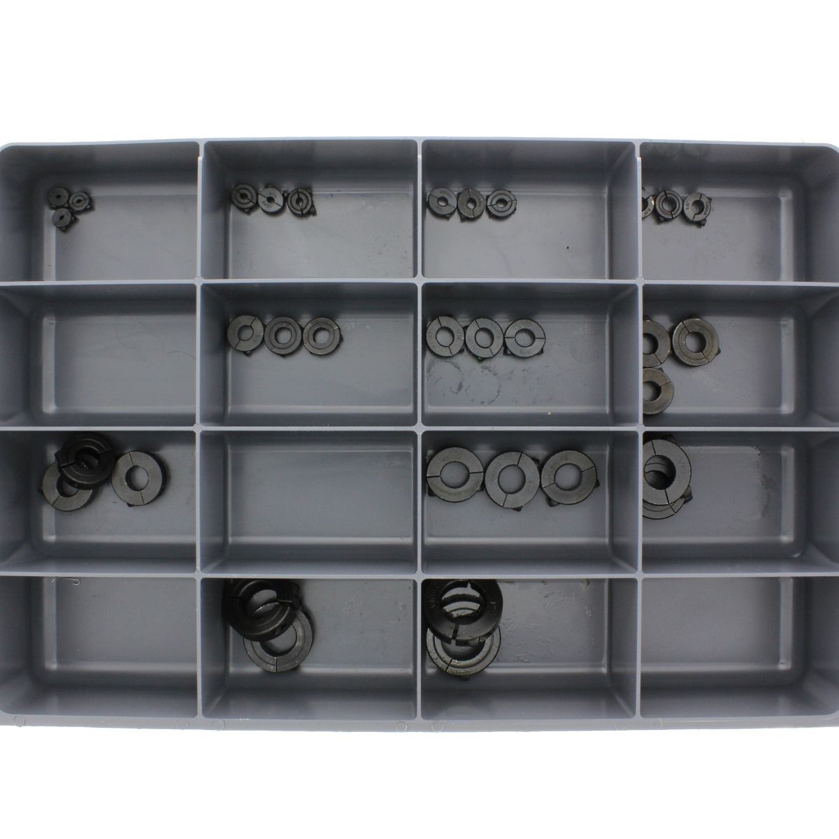 Shaft Collars Split Type — Steel Drawer Assortment