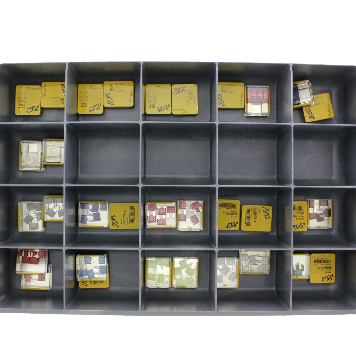 Mini & Maxi Automotive Fuses Drawer Assortment