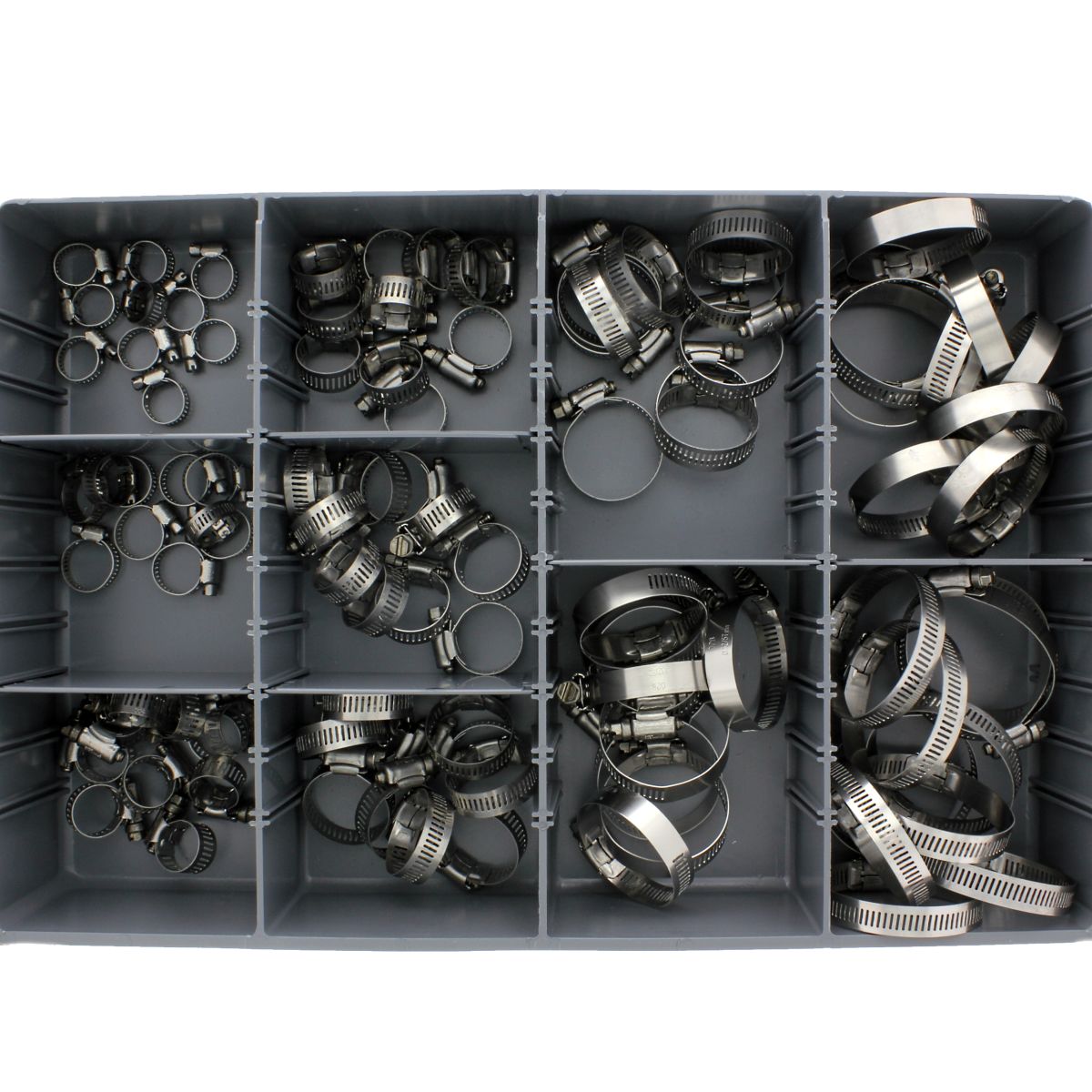 All Stainless Marine Grade Hose Clamp Drawer Assortment