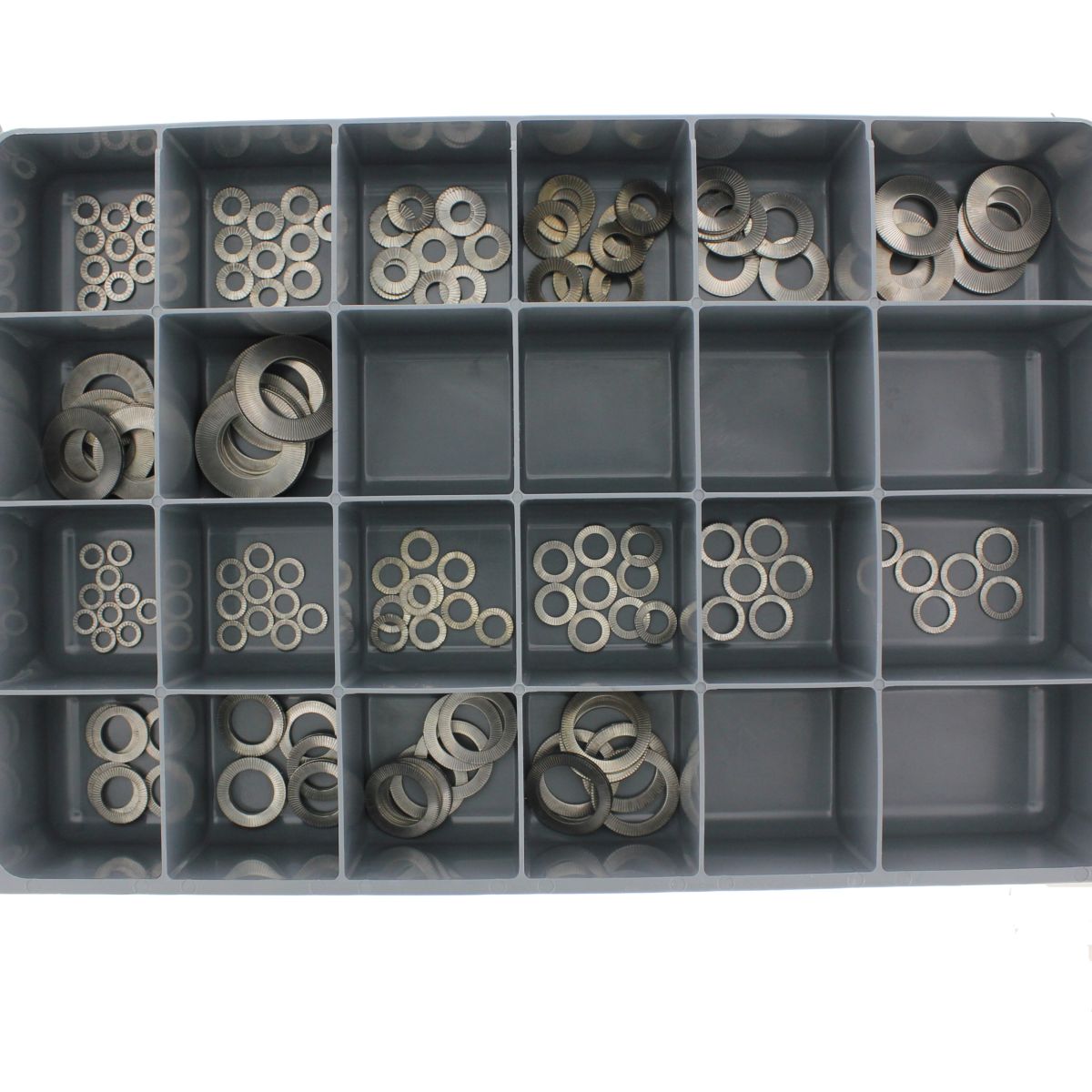 Disc Lock Washers 316 Stainless Steel - Drawer Assortment
