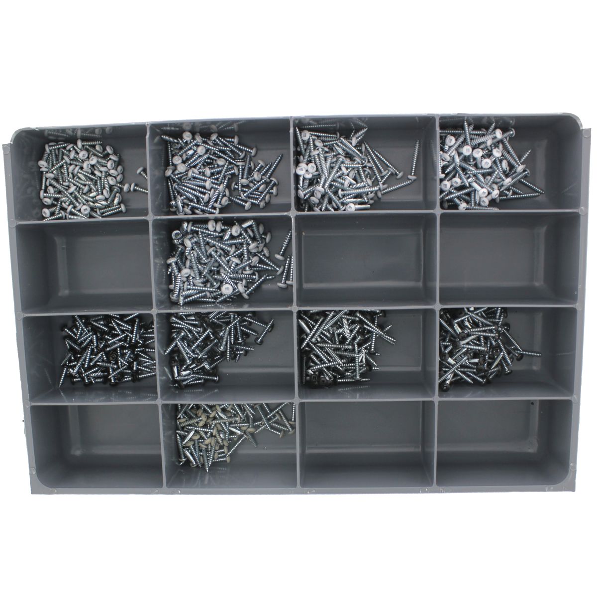 RV Tapping Screws - Painted Head — Steel Drawer Assortment