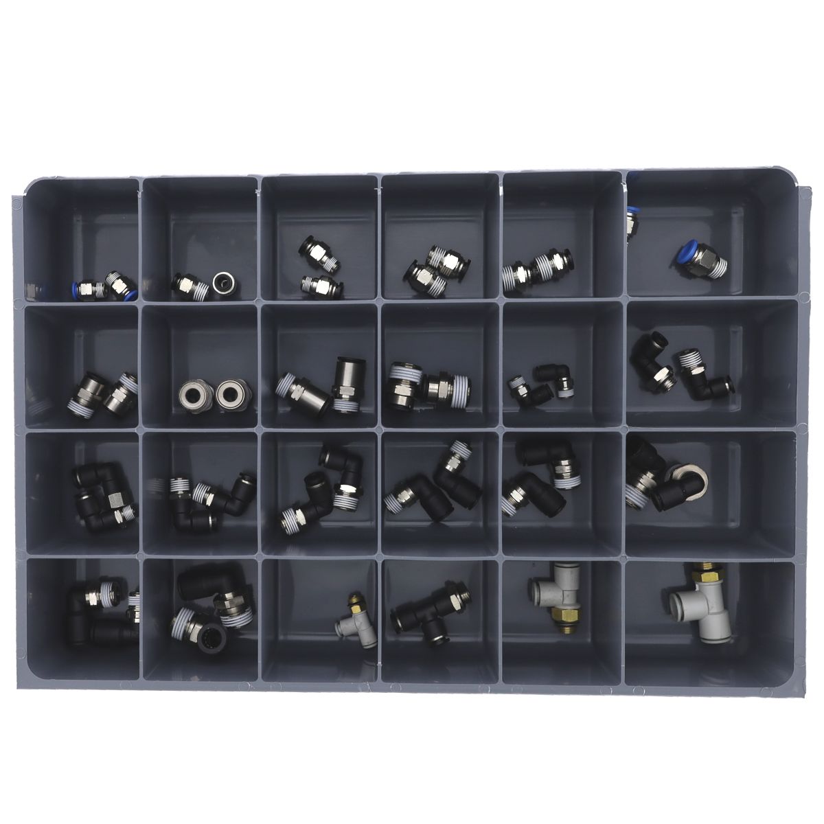 Metric Composite Push Fittings #1 Drawer Assortment