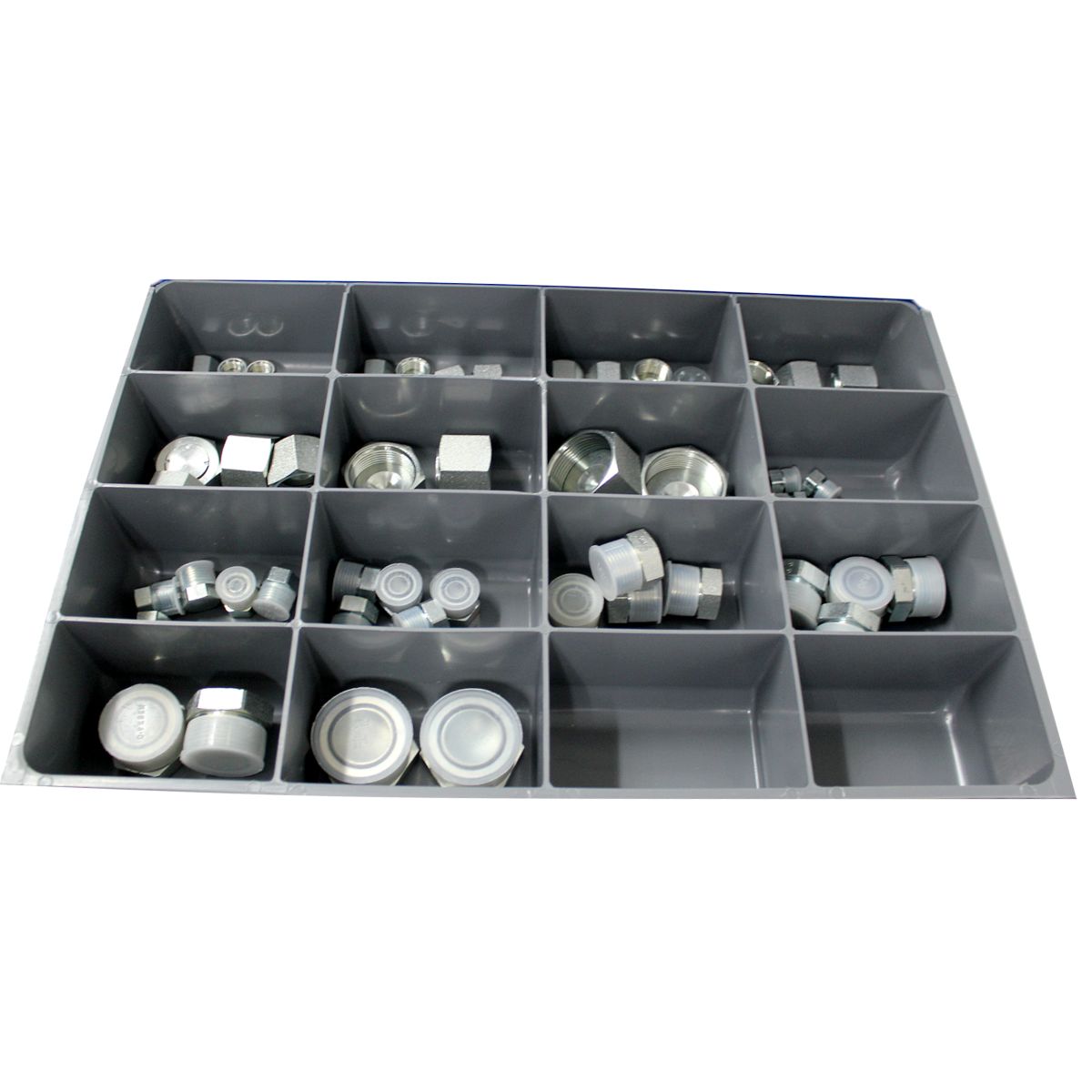 O-Ring Face Seal Caps and Plugs Drawer Assortment