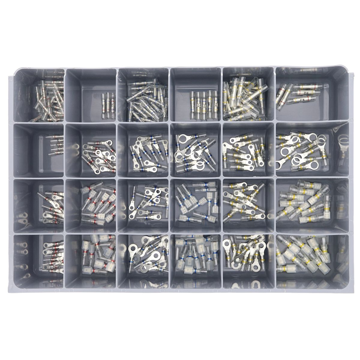 Crystal Clear Heat Seal Connectors Drawer Assortment