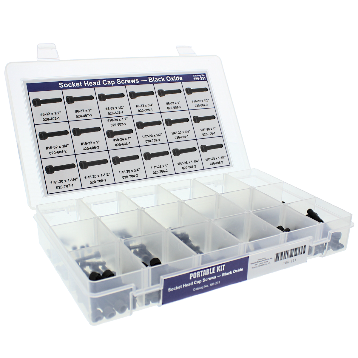 Socket Head Cap Screws Portable Kit Assortment