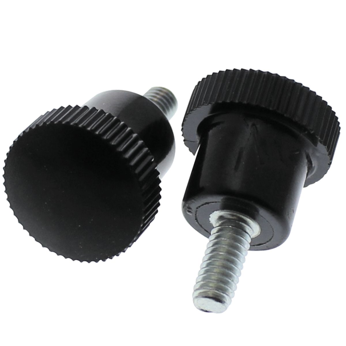 #8-32 x 5/8" O.D. Male Thread Clamping Knob — Knurled