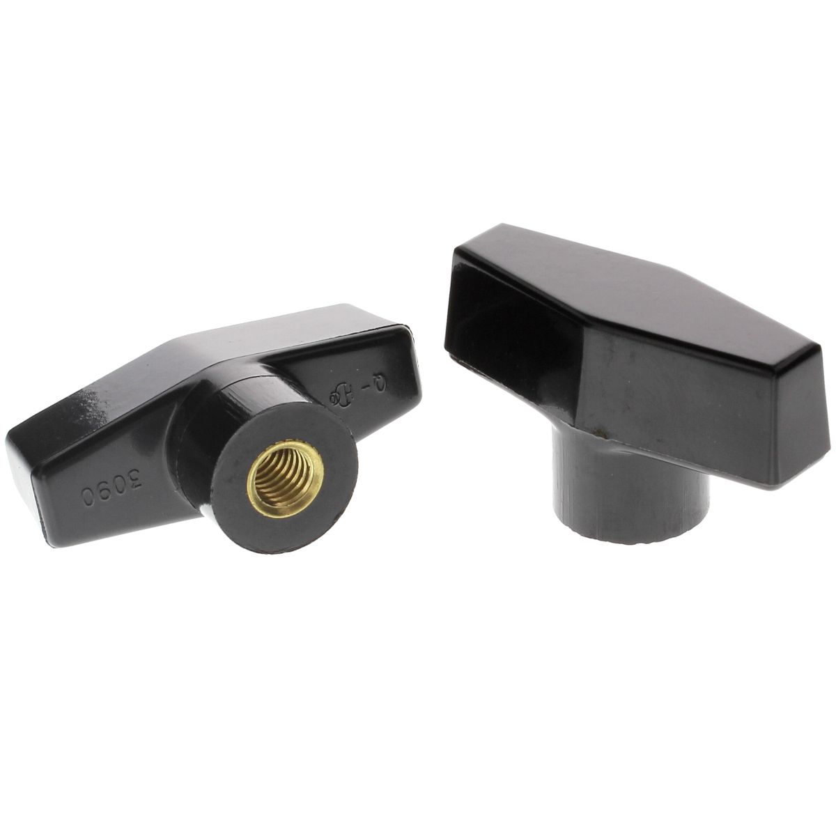 5/16"-18 x 2" O.D. Female Thread Clamping Knob — Bar