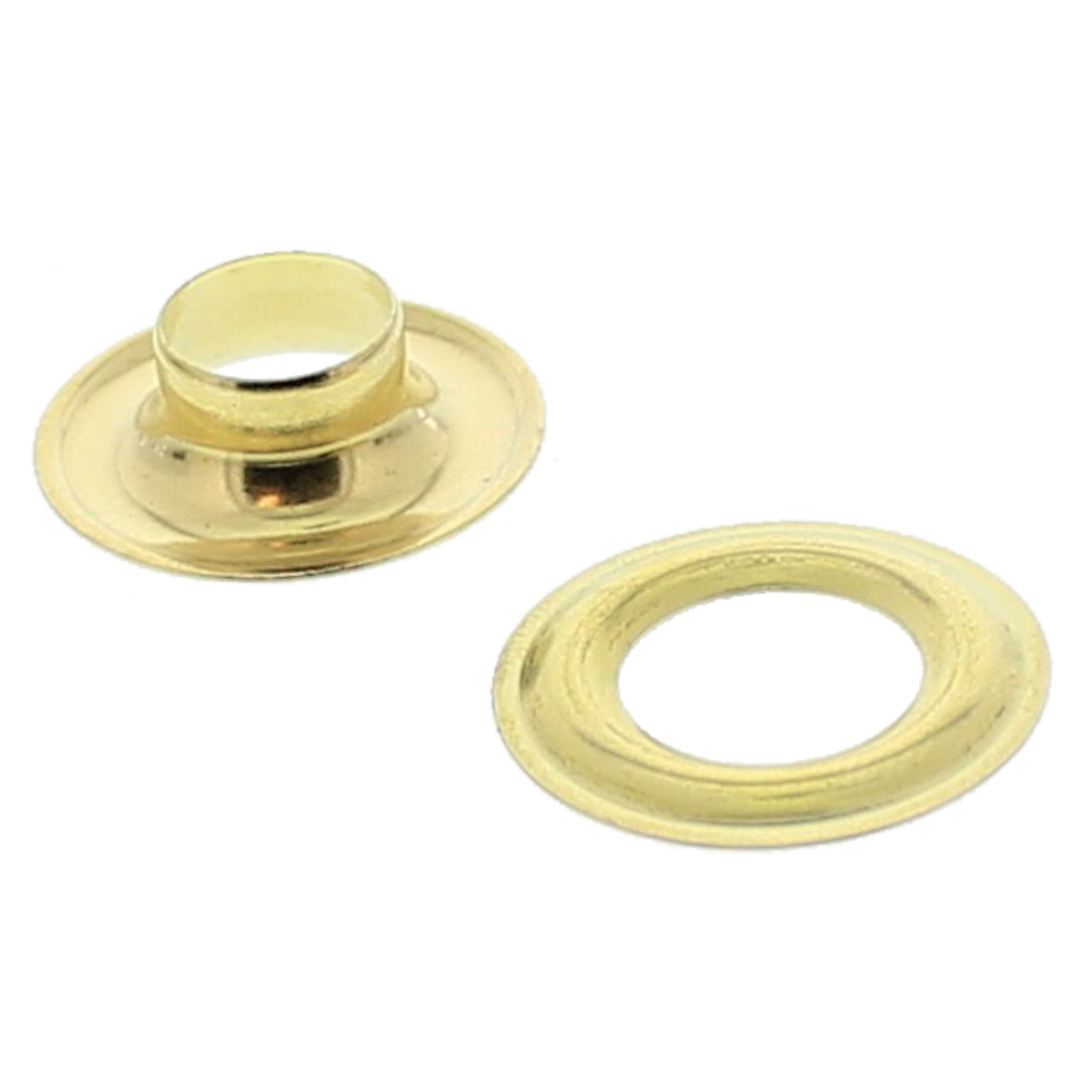 Brass Grommet & Washer Set 3/8" I.D. x .815" Flange Diam., 25/PKG