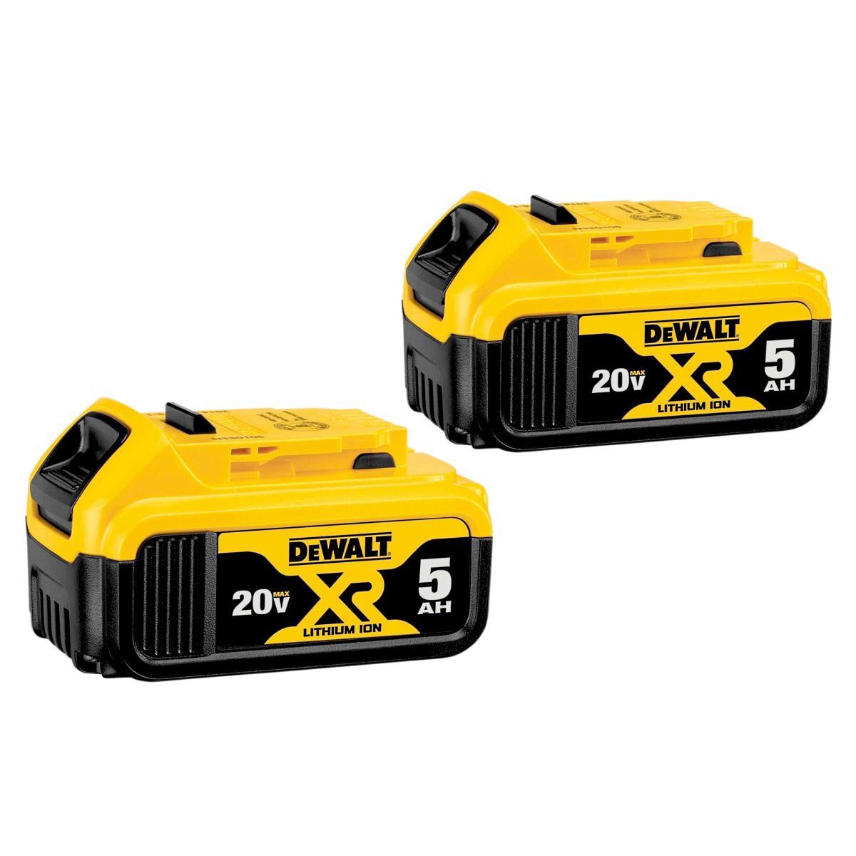 DeWALT DCB205-2 20V MAX* XR® 5.0 AH Battery 2/PK