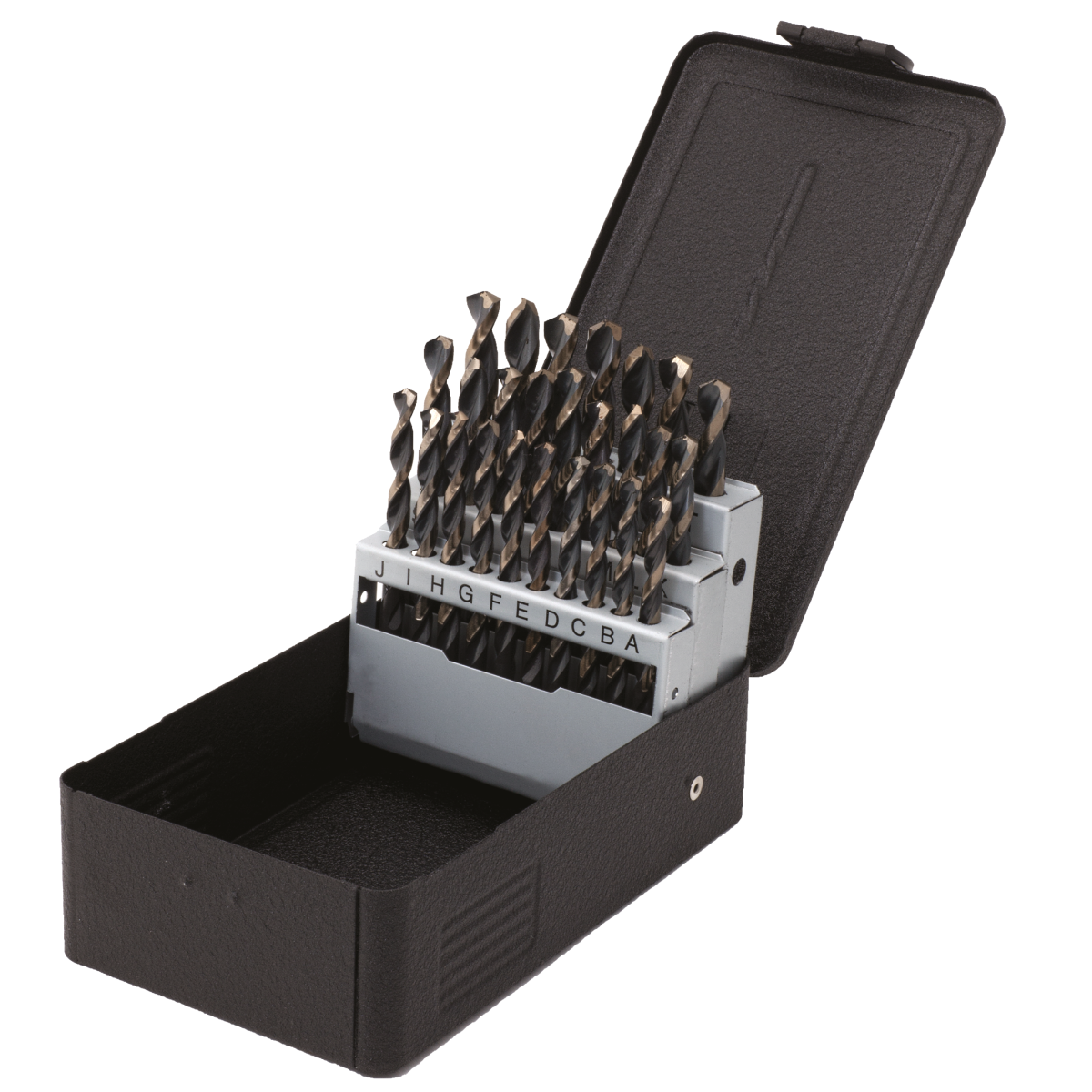 Drillco 099860 A-Z inclusive Black/Bronze Oxide 135 Split  - Drill Bit Set, 26 pc.