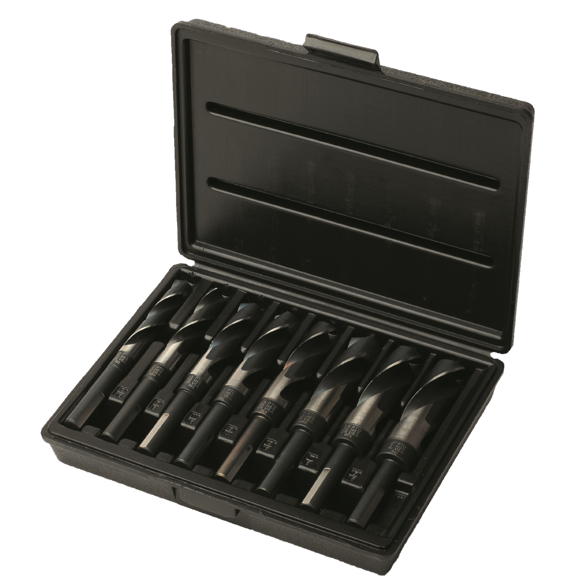 Drillco 090595 HSS 135 Split 1/2" Shank Drill Set 8 pc.