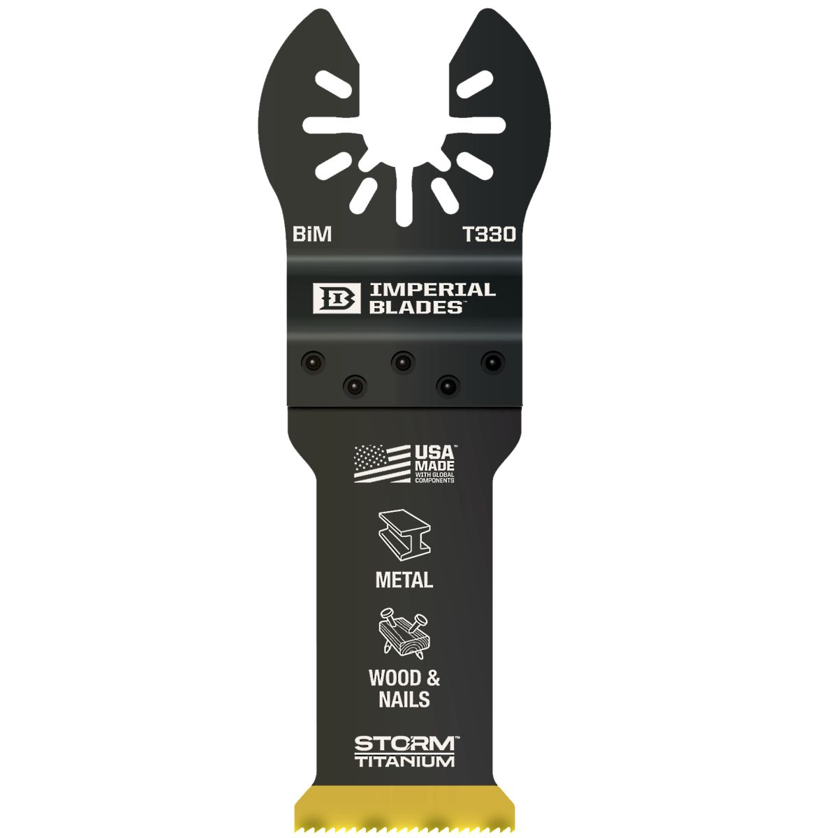 Imperial Blades IBOAT330-1 1-1/8" Bi-Metal Titanium Enhanced Multi-Tool Blade