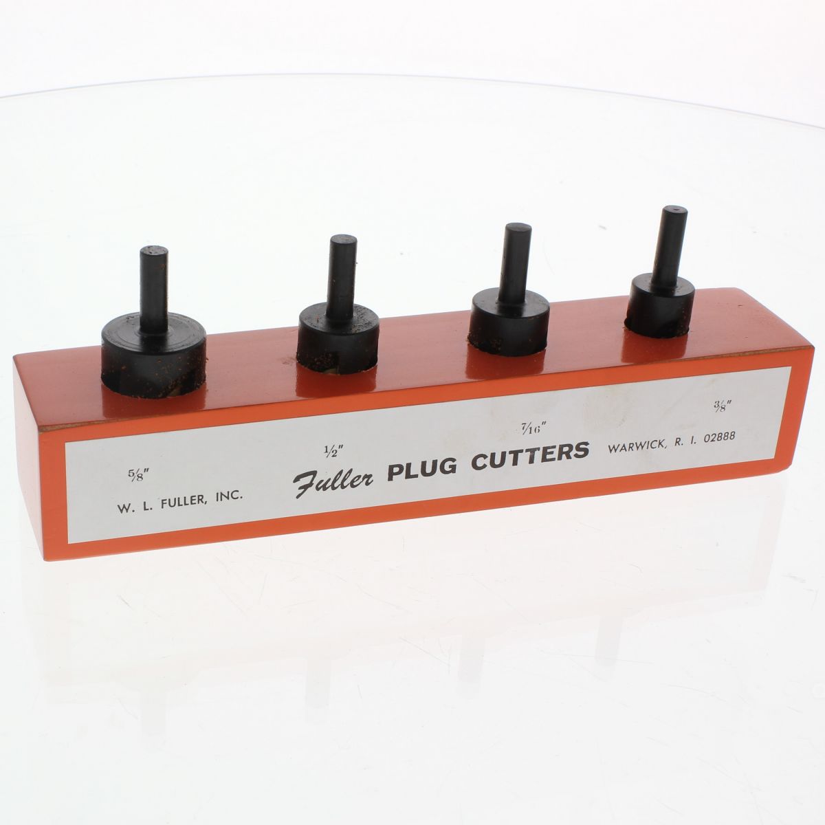 Plug Cutter — 4-Flute, 4-Piece Set - 3/8", 7/16", 1/2", & 5/8"