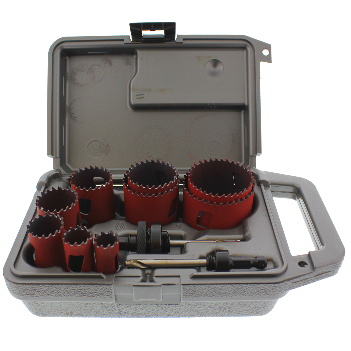 Hole Saw Kit, Bi-Metal Set With Case, 13-Piece