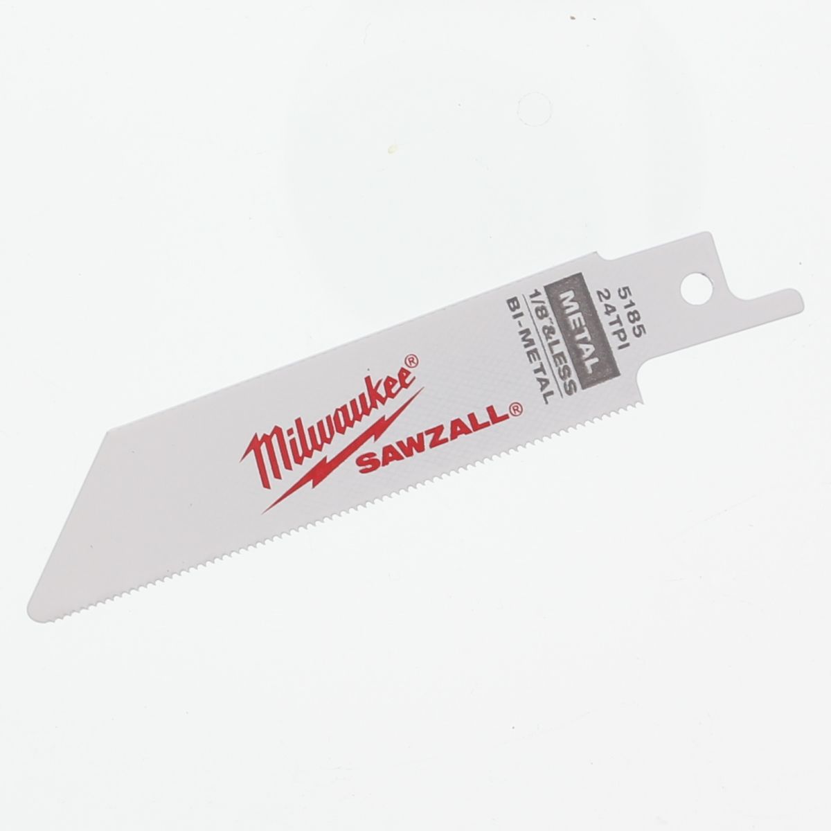 Milwaukee 48-00-5185  4" 24 TPI; Metal Cutting Super Sawzall Blade