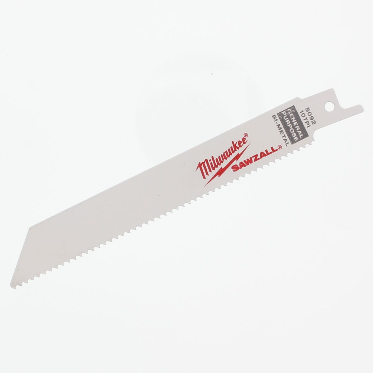 Milwaukee 48-00-5092  6" 10 TPI; Metal Cutting Super Sawzall Blade