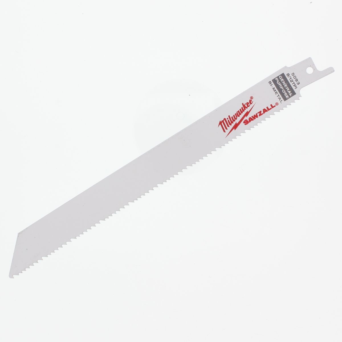 Milwaukee 48-00-5093  8" 8/12 TPI; General Purpose Super Sawzall Blade